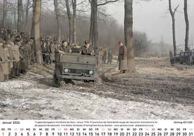 Der gute Kamerad: Unimog Kalender 2026
