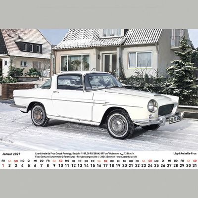 Borgward-Kalender 2027