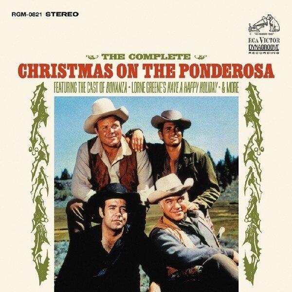 LORNE GREENE & THE CAST OF BONANZA - Complete Christmas On The Ponderosa + 2 BT