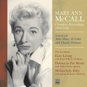 MARY ANN MCCALL - Complete Recordings 1950 - 1959