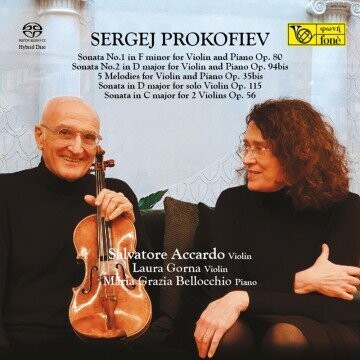 SALVATORE ACCARDO (SERGEJ PROKOFIEV) - Works For Solo And Accompanied Violin (2CD)