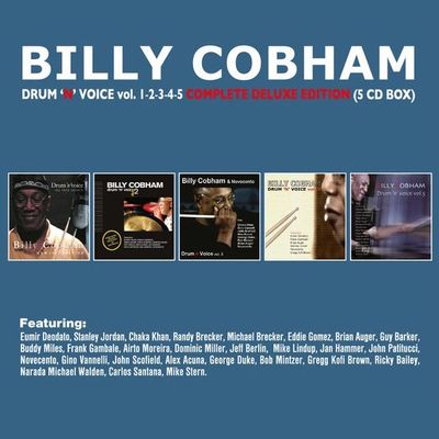 BILLY COBHAM (5CD) - Drum 'N' Voice Vol. 1-2-3-4-5 Complete Deluxe