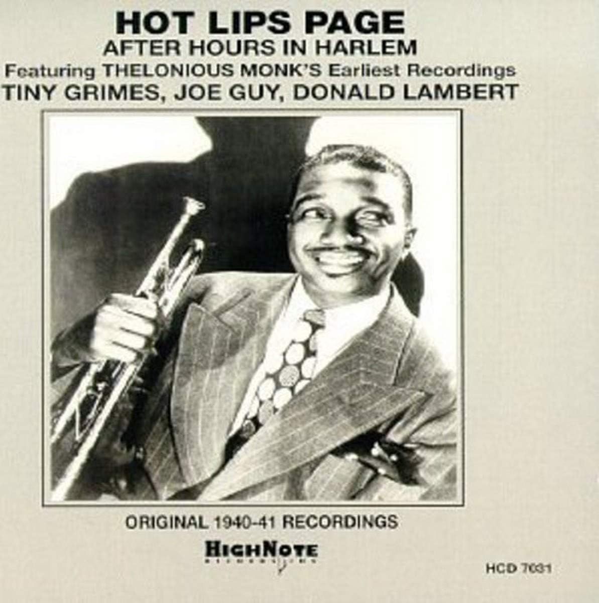 HOT LIPS PAGE - After Hours In Harlem