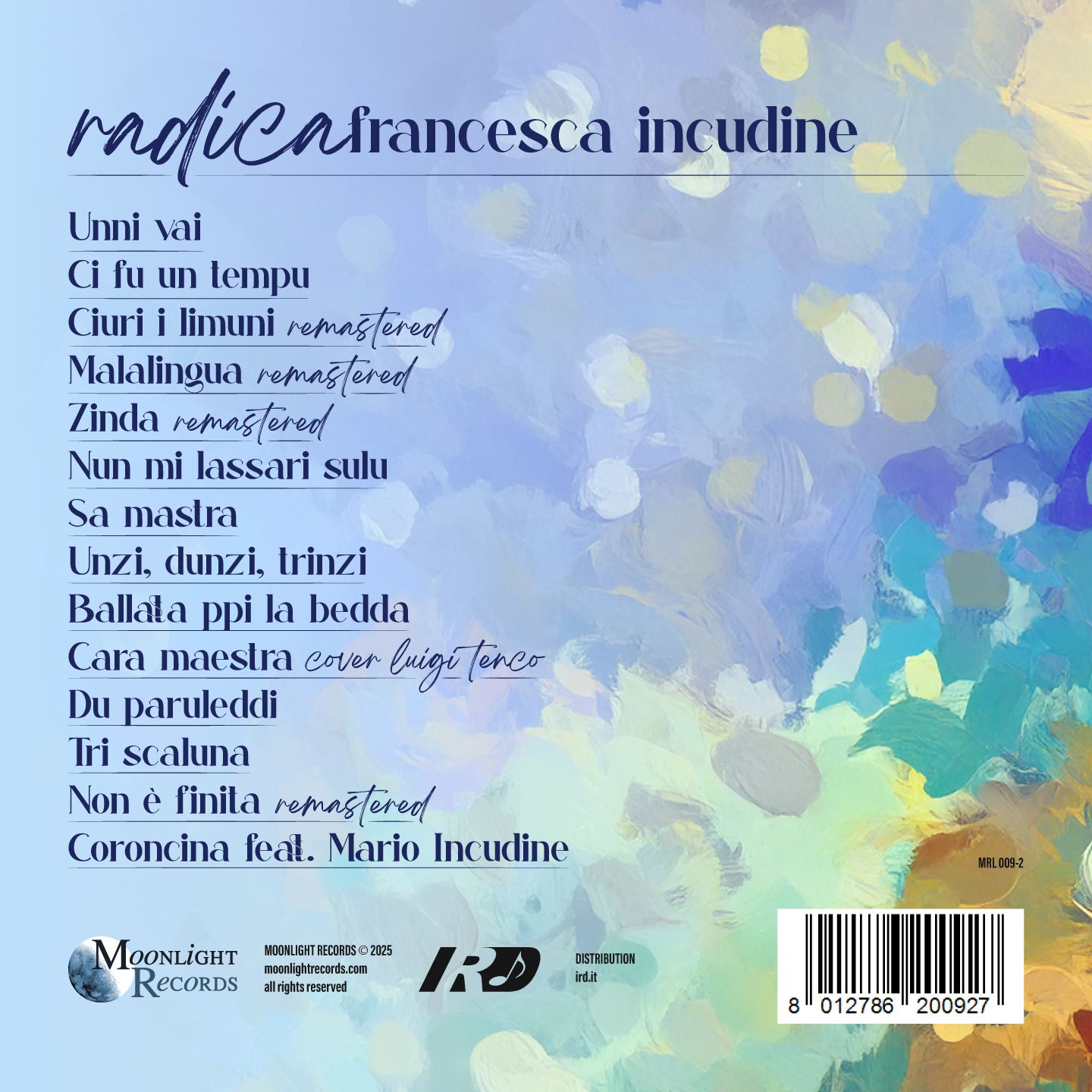 FRANCESCA INCUDINE - Radica