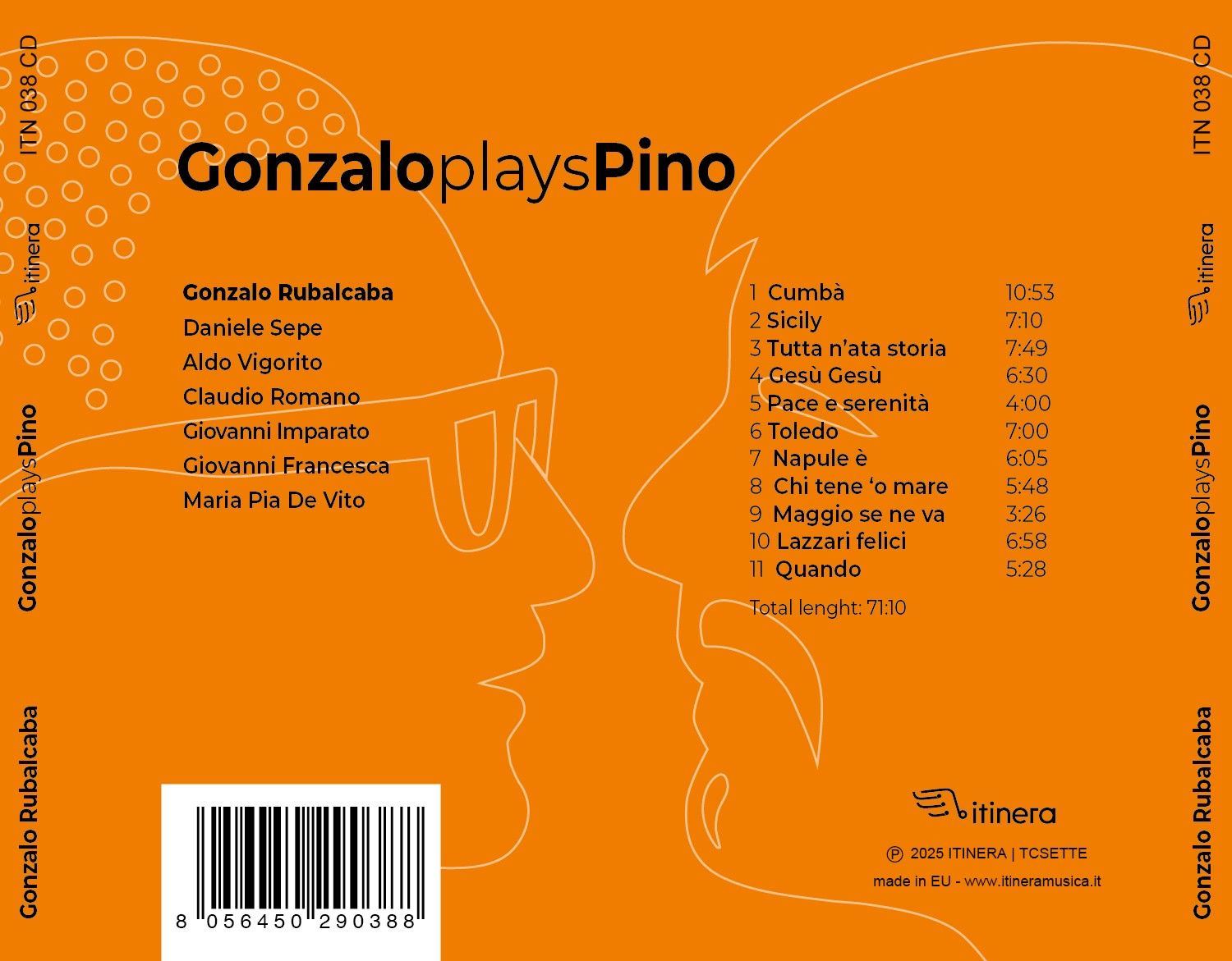 GONZALO RUBALCABA – Gonzalo Plays Pino