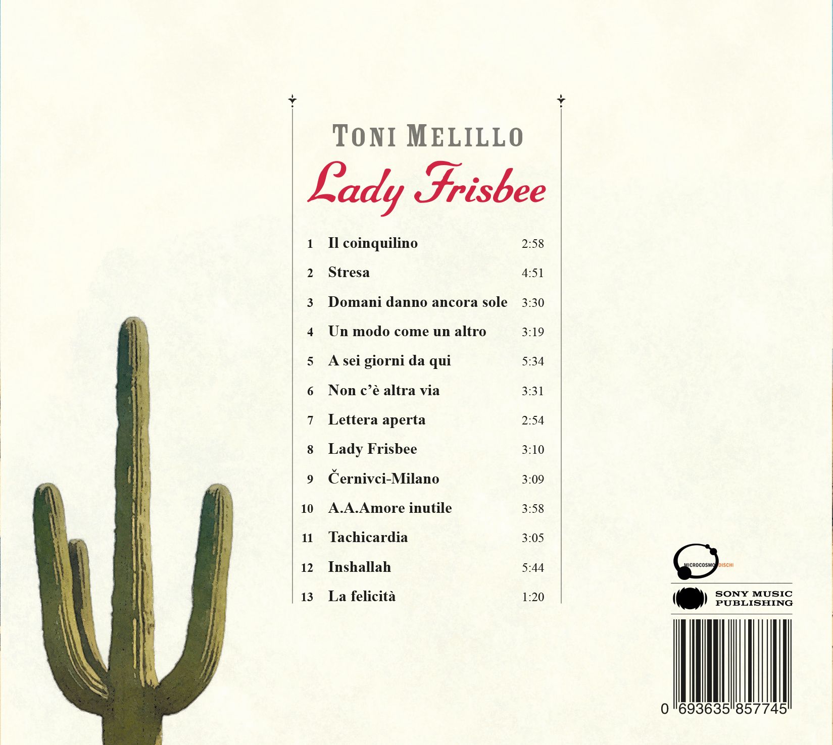 TONI MELILLO – Laby Frisbee