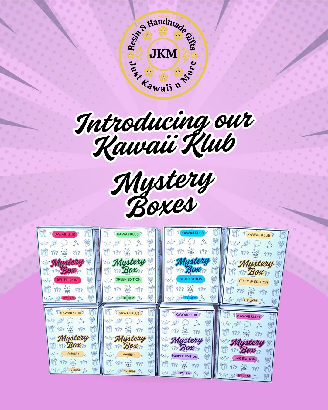 Just Kawaii Mini Mystery Box Colours Edition