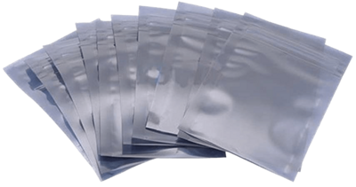 100Pcs ESD Metallic Shielding Resealable Antistatic Bags 6cmx9cm