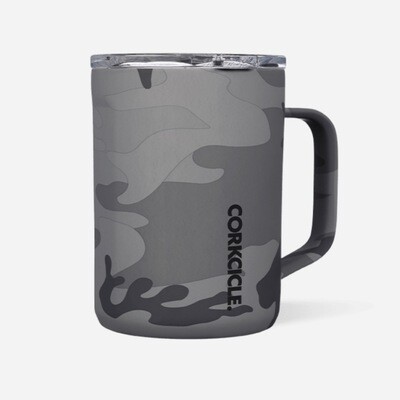 Corkcicle | 16 oz Coffee Mug | Grey Camo