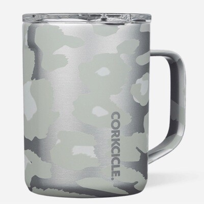 Corkcicle | 16oz Coffee Mug | Snow Leopard