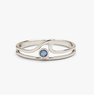 Pura Vida | Opal Wave Ring | Silver
