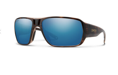 Smith Sunglasses | Castaway | Tortoise + ChromaPop Glass Polarized Blue Mirror Lens