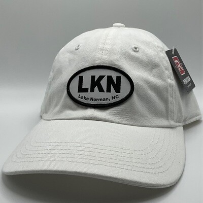 LKN Logo Hat | White Ball Cap