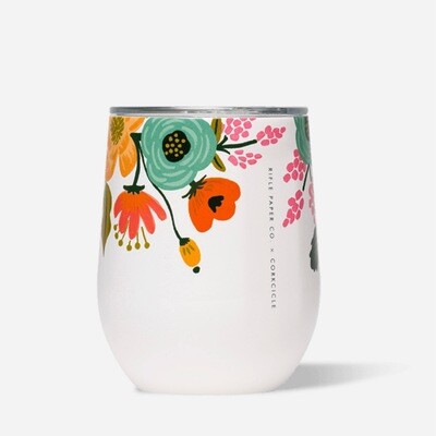Corkcicle | 12oz Stemless RP | Lively Floral Cream