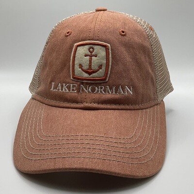 Lake Norman Anchor Hat | Orange