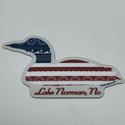 Magnets | Lake Norman US Flag Duck