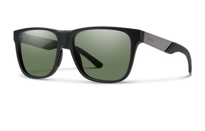 Smith Sunglasses | Lowdown Steel | Mate Black Ruthenium + ChromaPop Polarized Gray Green Lens