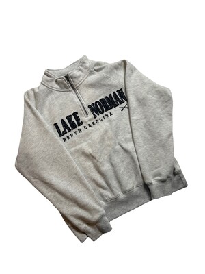 Lake Norman Shirts | Trove Paddles | Oatmeal | Unisex Quarter Zip Sweatshirt