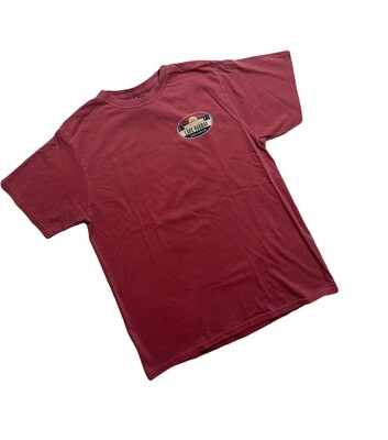 Lake Norman Shirts | Lake Scene/Pine Trees | Red | Unisex T-Shirt