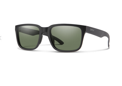 Smith Sunglasses | Headliner | Matte Black + ChromaPop Polarized Gray Green Lens