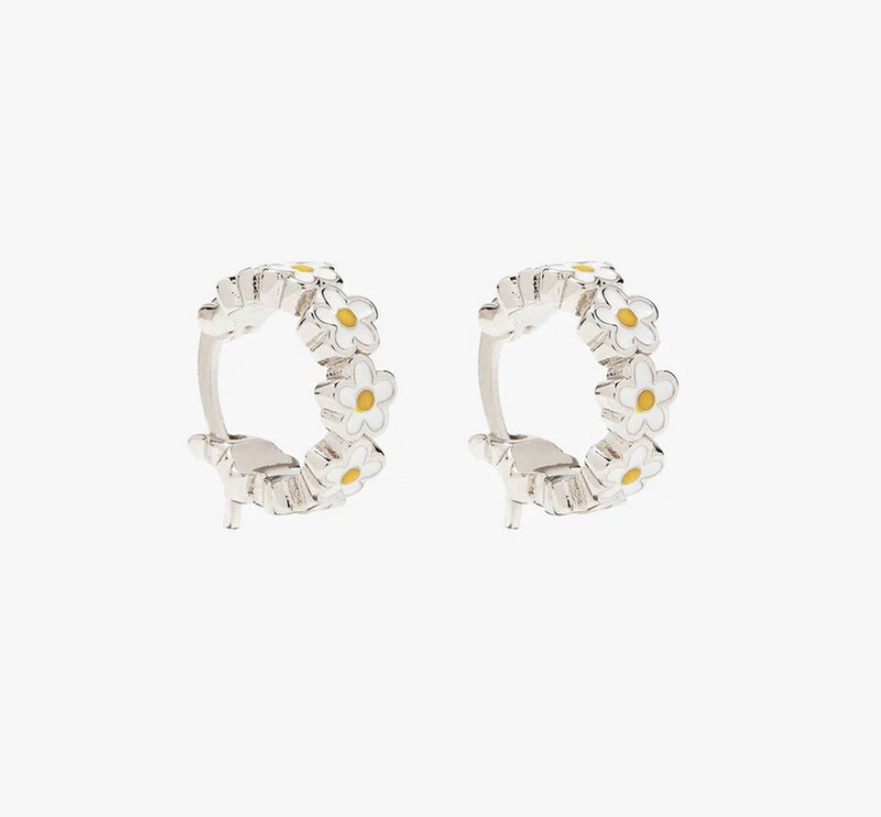 Pura Vida | Painted Blooms Hoop Earrings