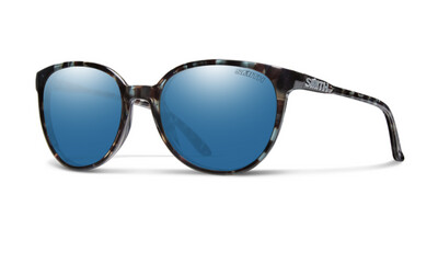 Smith Sunglasses | Cheetah | Sky Tortoise + ChromaPop Polarized Blue Mirror Lens
