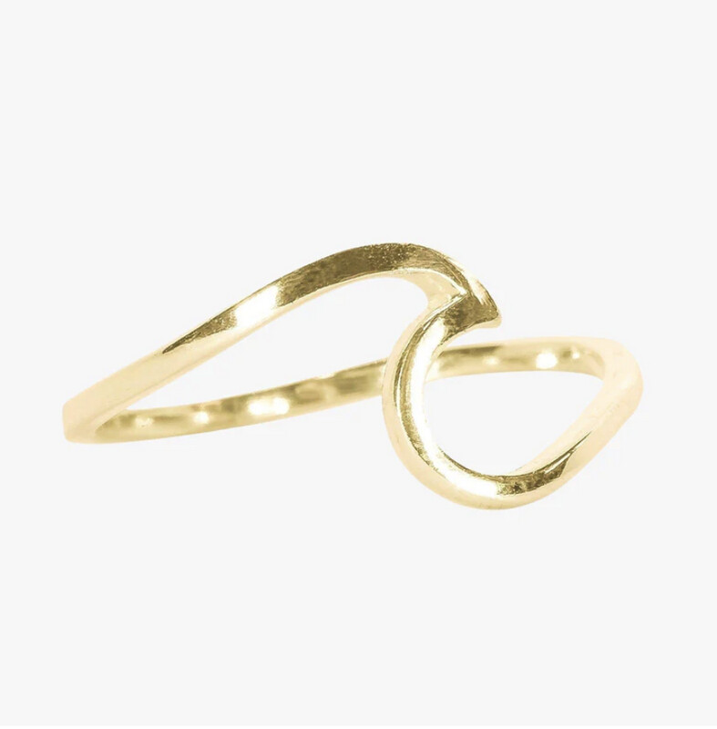 Pura Vida | Wave Ring | Gold