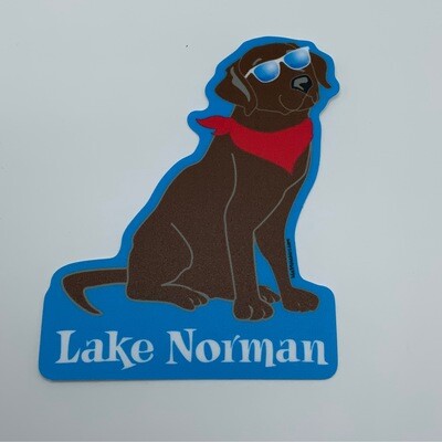 Lake Norman Magnets | Lake Norman | Dog with Bandanna / Shades