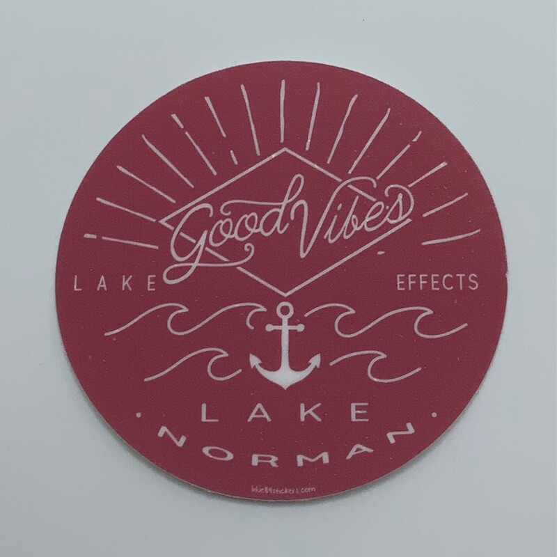 Lake Norman Stickers | Lake Effects Lake Norman | Good Vibes