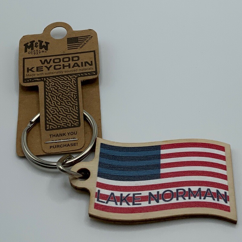 Lake Norman Keychains | Swood | LKN Flag