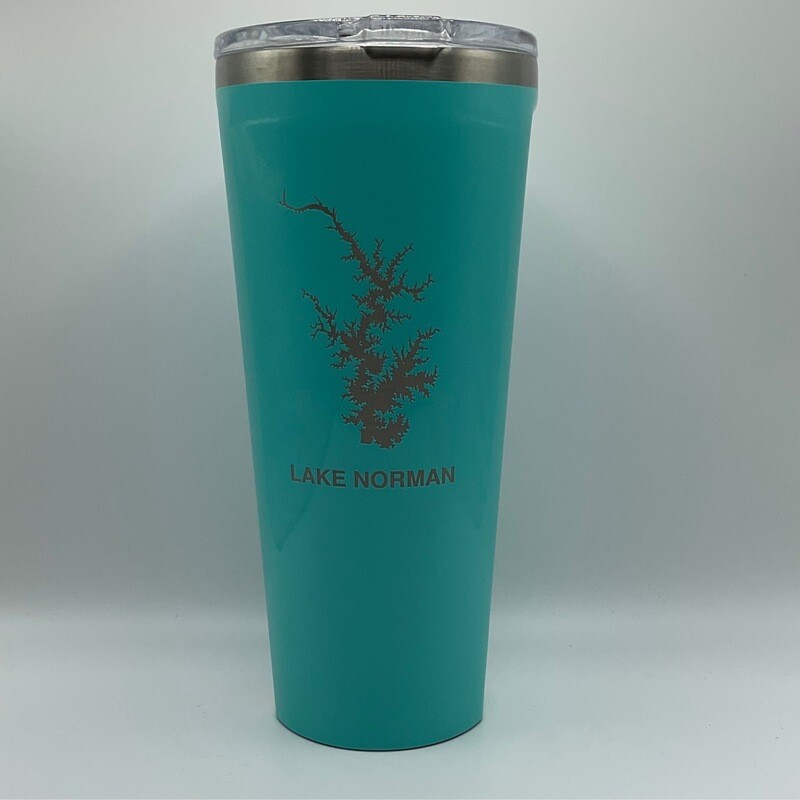 Corkcicle | 24 oz Lake Norman Custom Tumbler | Turquoise