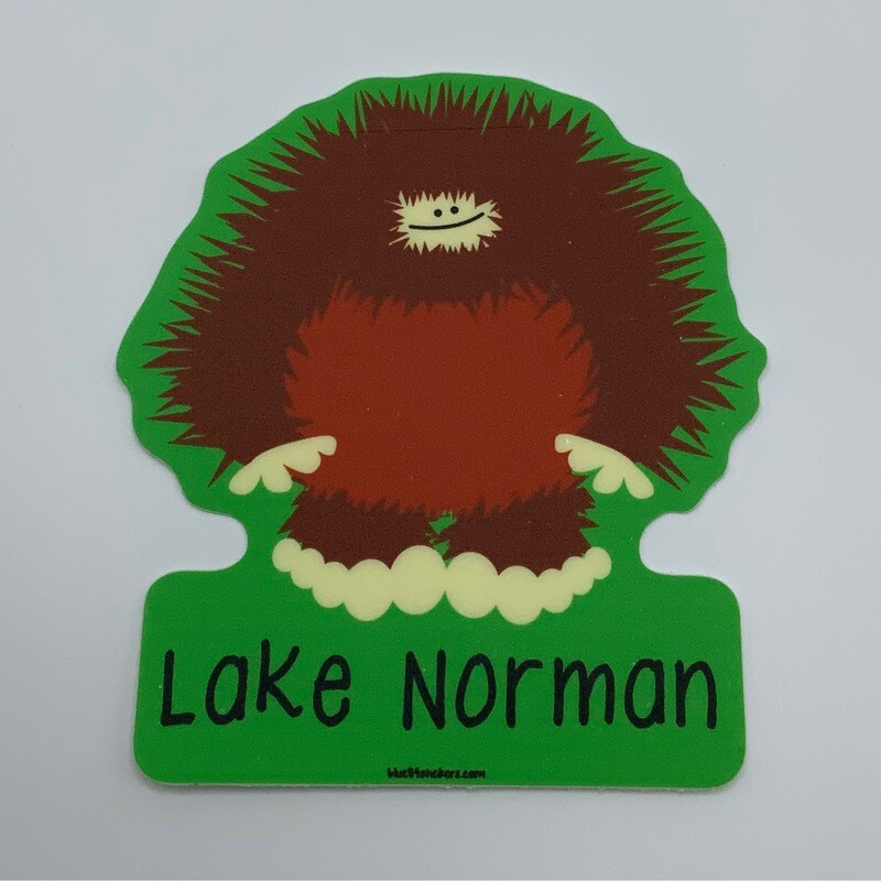 Lake Norman Stickers | Lake Norman | Fuzzy Big Foot