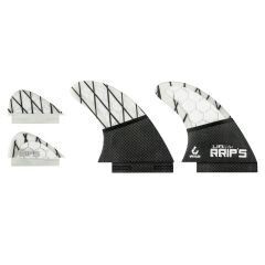 WAKESURF QUAD FIN SET W/CARBON