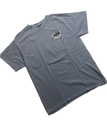 Lake Effects Shirts | Smokehouse Wooden Boat | Steel Grey | Unisex T-Shirt