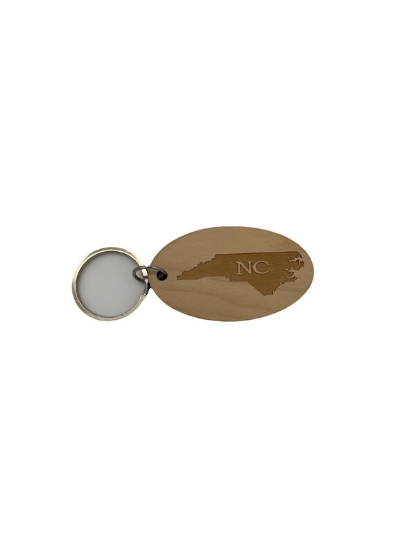 Lake Norman Keychains | NC | Brown