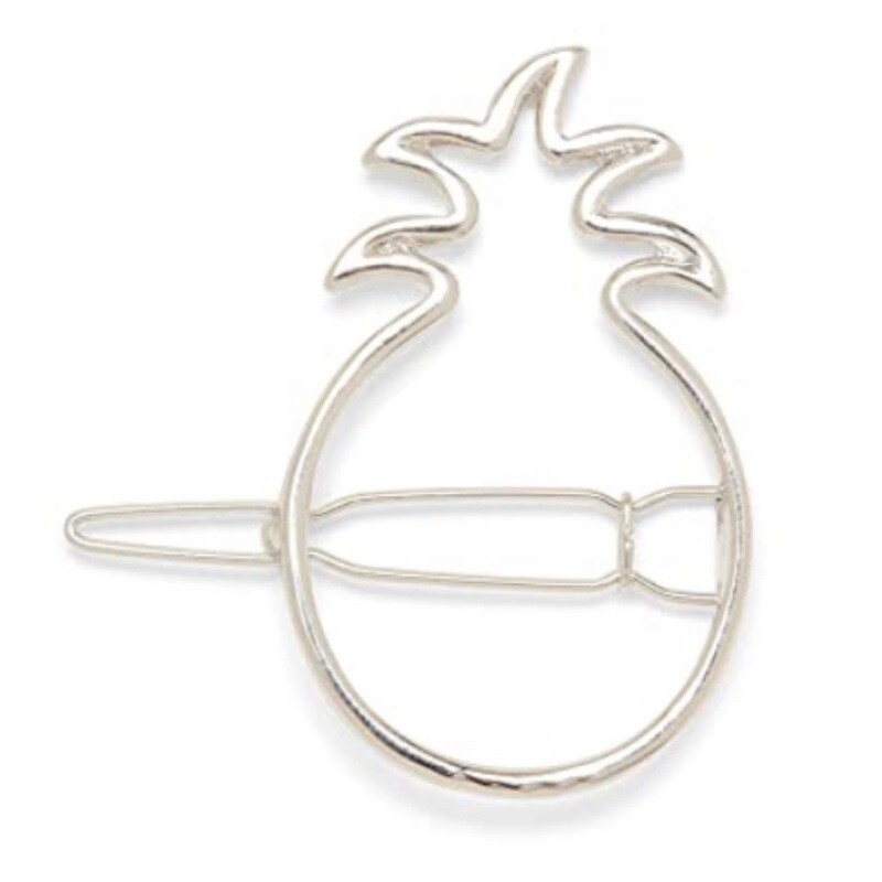 Pura Vida | Pineapple Hair Barrette | Silver