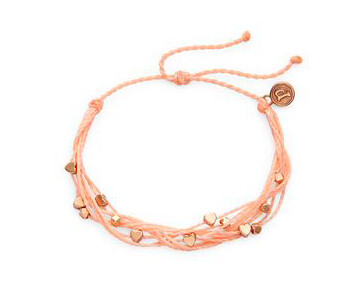 Pura Vida | Heart Malibu | Bracelet | Rose Gold