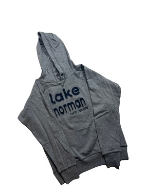 Lake Norman Kids | Lake Norman Patch | Grey | Youth Hooded Sweatshirt