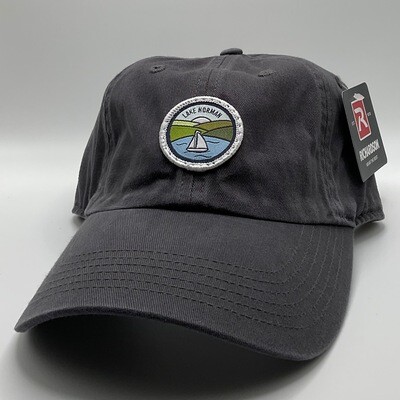 Lake Norman Hats | Sailboat Patch | Charcoal