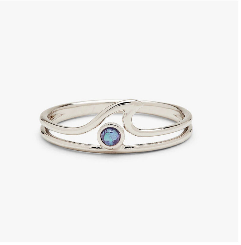 Pura Vida | Opal Wave | Ring | Silver