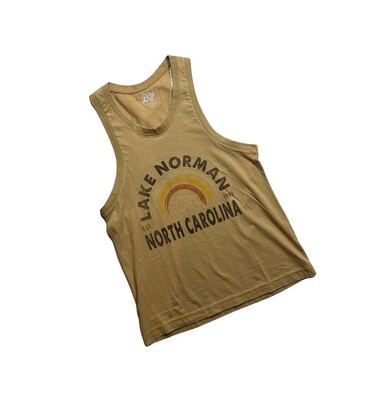 Lake Norman Shirts | Muscle Tank Top | Mustard | Women's Tank