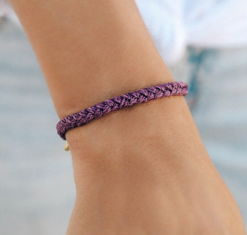 Pura Vida | Braided Bracelet | Plum