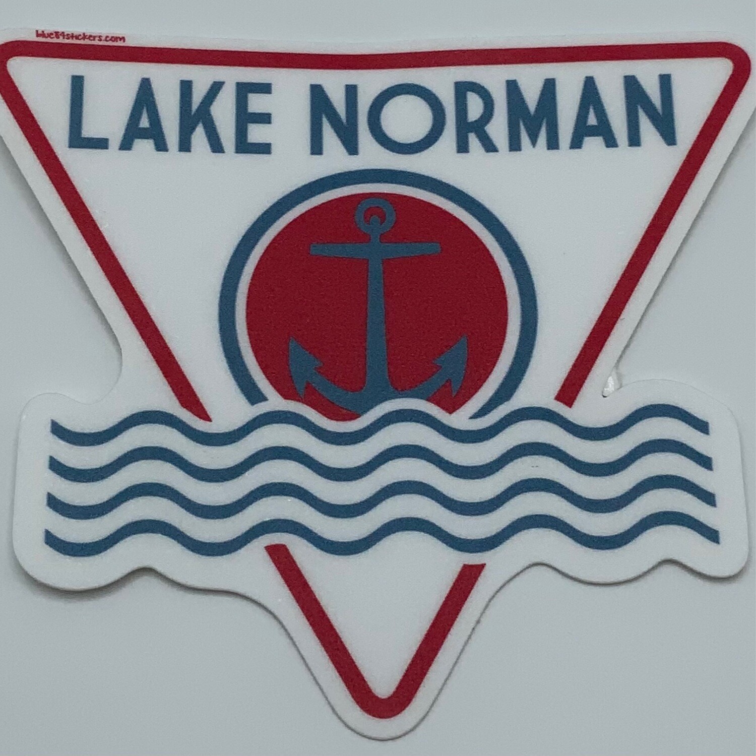 Lake Norman Stickers | Lake Norman | Anchor &amp; Wave