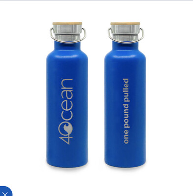 4 Ocean | Reusable Vacuum Insulated Bottle | Blue