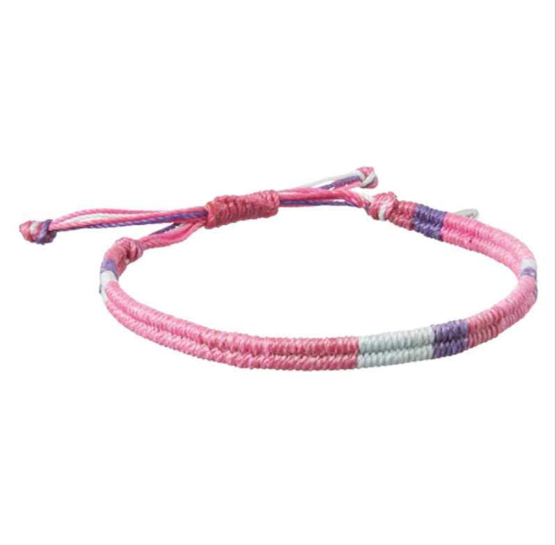 4 Ocean | Guatemala Infinity Wrap Bracelet | Pink &amp; Purple