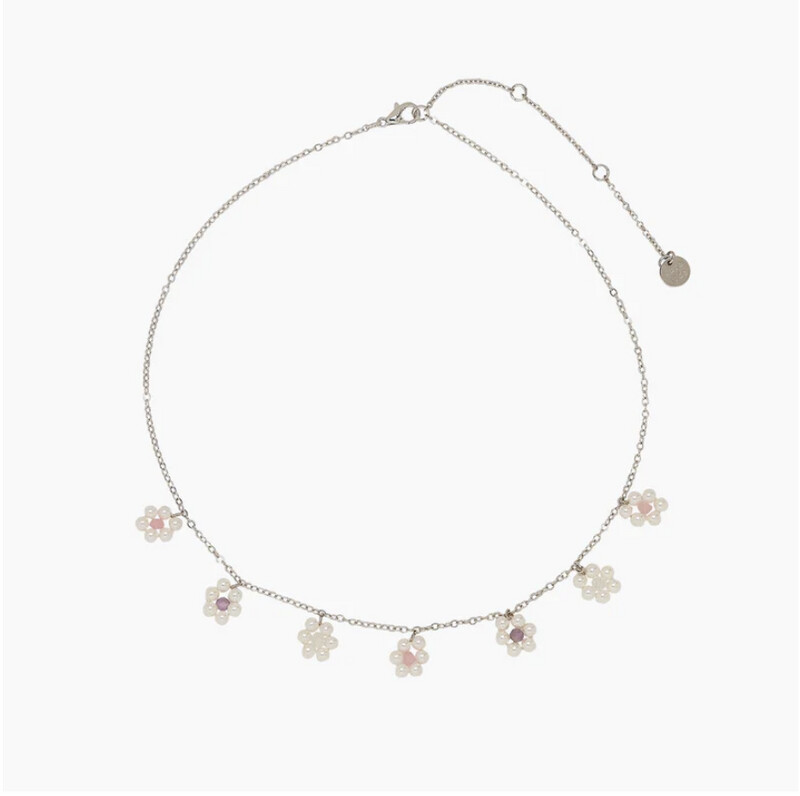 Pura Vida | Bitty Pearl Flower Choker