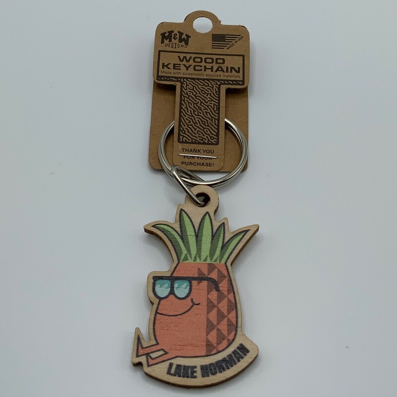 Lake Norman Keychains | Swood | Lake Norman Pineapple
