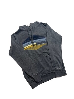 Lake Norman Shirts | Sink in Cross Paddle | Charcoal | Unisex Hooded Sweatshirt