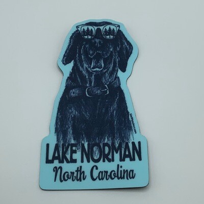 Lake Norman Magnets | Lab With Sunglasses | Lake Norman, NC