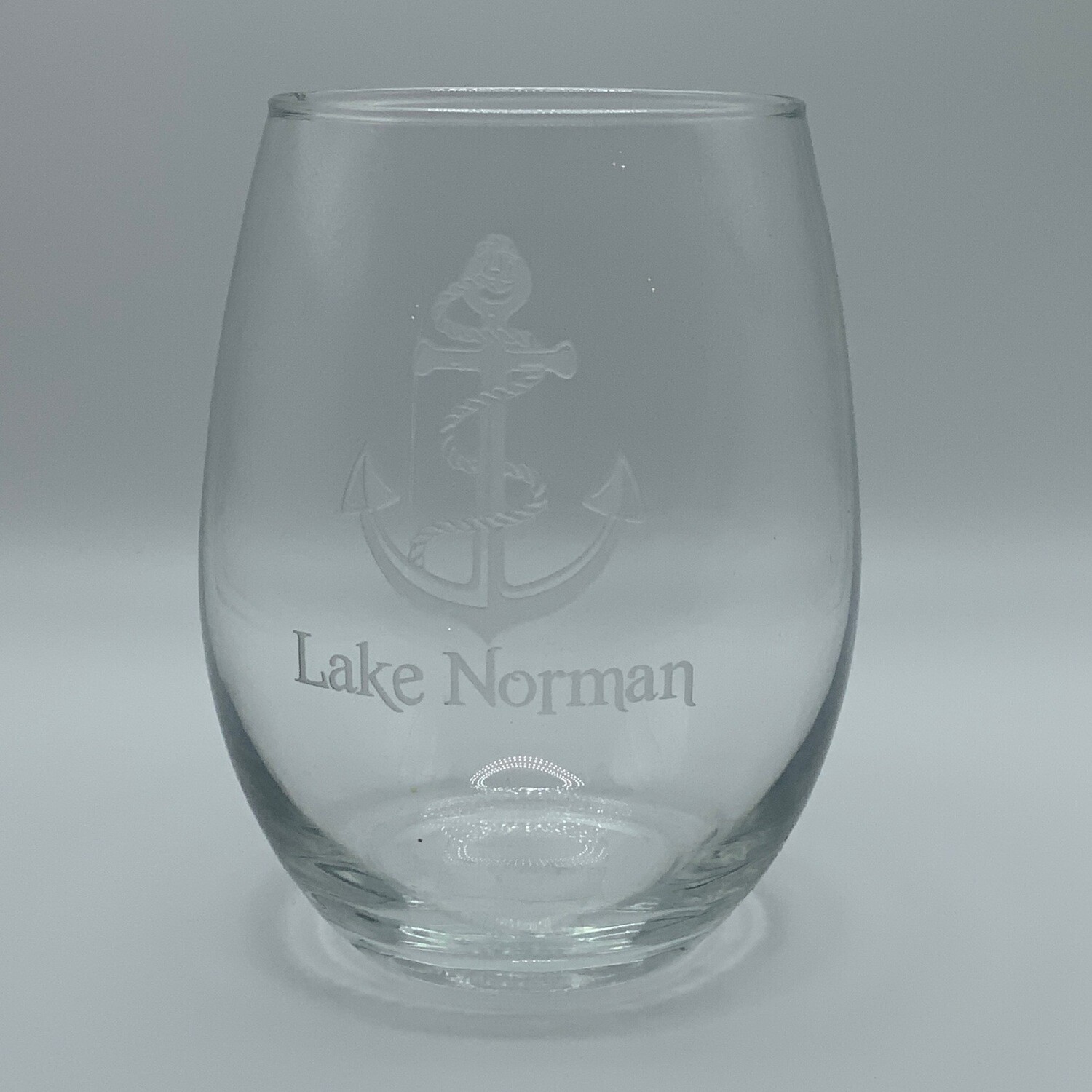 Lake Norman Glasses | Lake Norman Stemless Wine Glass | Anchor